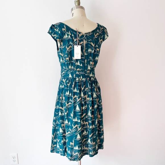 Emily & Fin Rachel Dress in Deer, Modcloth "Day After Day" Soft Holiday Dress - Picture 3 of 7